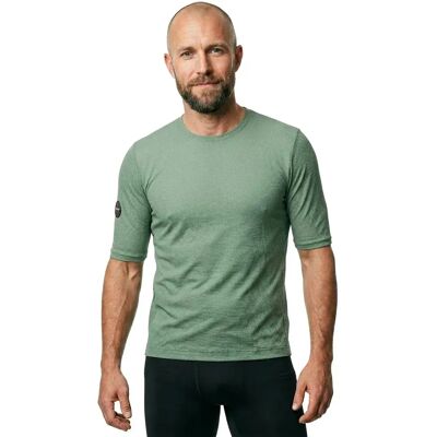 Santini Maglietta A Maniche Corte Stone Slim Fit Tech Military Green S Santini Maglietta A Maniche Corte Stone Slim Fit Tech Military Green S