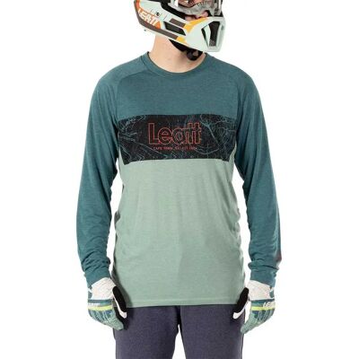 Leatt Maglietta A Maniche Lunghe Mtb Gravity 2.0 Teal Leatt Maglietta A Maniche Lunghe Mtb Gravity 2.0 Teal