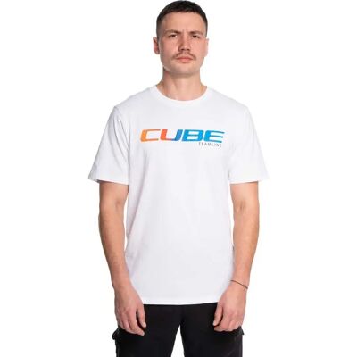 Cube Maglietta A Maniche Corte Teamline White S Cube Maglietta A Maniche Corte Teamline White S