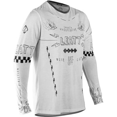 Leatt Maglia A Maniche Lunghe Gravity 3.0 Cream White Leatt Maglia A Maniche Lunghe Gravity 3.0 Cream White