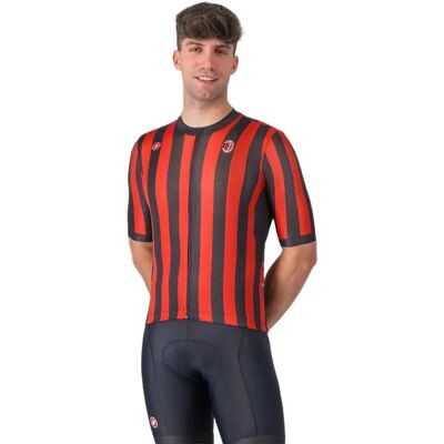Castelli Maglia A Maniche Corte Competizione 3 Ac Milan Red / Black L Castelli Maglia A Maniche Corte Competizione 3 Ac Milan Red / Black L