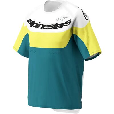 Alpinestars Bicycle Maglia Da Enduro A Maniche Corte A-dura Race Blue Green Alpinestars Bicycle Maglia Da Enduro A Maniche Corte A-dura Race Blue Green
