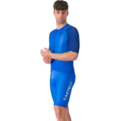 Castelli Salopette Free Aero Race S Kit Blue Italian / Grey L Castelli Salopette Free Aero Race S Kit Blue Italian / Grey L