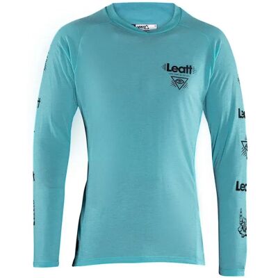 Leatt Maglia Da Enduro A Maniche Lunghe Mtb Gravity 2.0 Aqua Leatt Maglia Da Enduro A Maniche Lunghe Mtb Gravity 2.0 Aqua