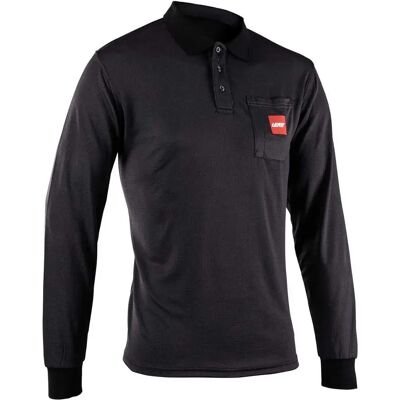 Leatt Polo A Maniche Lunghe Team Black Leatt Polo A Maniche Lunghe Team Black