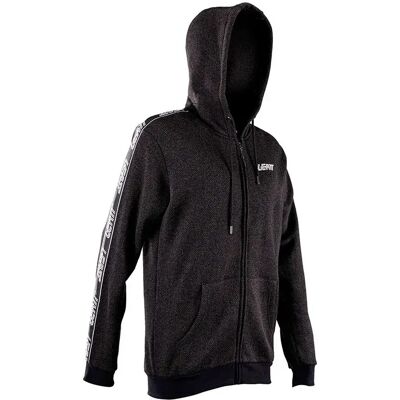 Leatt Felpa Con Zip Tech Black Leatt Felpa Con Zip Tech Black