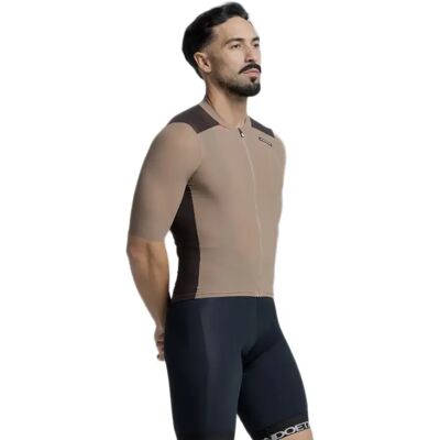Etxeondo Maglia A Maniche Corte Alde 110 Colour Edition Brown / Chocolate M Etxeondo Maglia A Maniche Corte Alde 110 Colour Edition Brown / Chocolate M