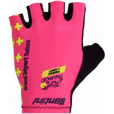 Santini Guanti Corti Tdffaz Grand Départ Suisse Fuchsia Santini Guanti Corti Tdffaz Grand Départ Suisse Fuchsia