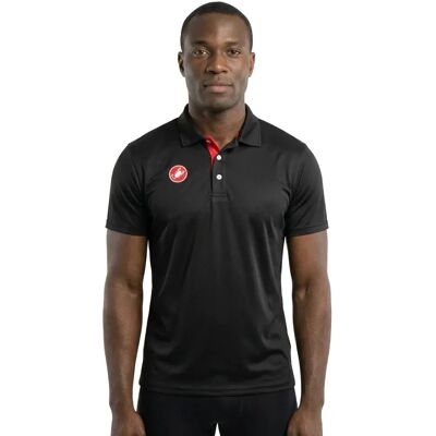 Castelli Polo A Maniche Corte Race Day Black Castelli Polo A Maniche Corte Race Day Black