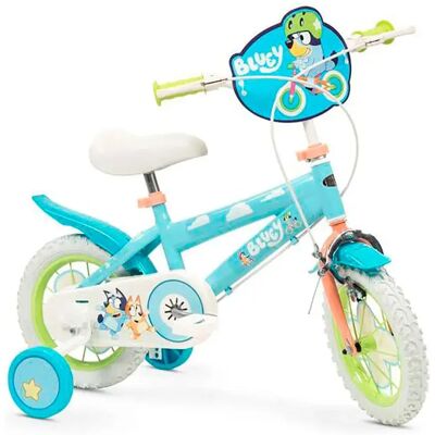 Bici Bambini Bluey 12" - Blu Verde - Bicicletta per bambini Bici Bambini Bluey 12" - Blu Verde - Bicicletta per bambini
