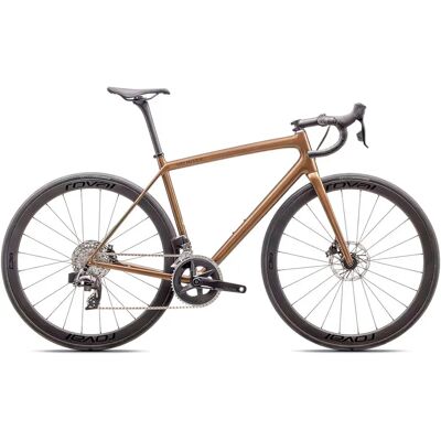 Specialized Bicicletta Da Strada Aethos Expert Rival Etap Axs 2025 Burnt Gold Metallic / Doppio Specialized Bicicletta Da Strada Aethos Expert Rival Etap Axs 2025 Burnt Gold Metallic / Doppio