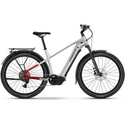 Haibike Bicicletta Elettrica Trekking 7 High Cues 2025 Grey / Red / Blue Haibike Bicicletta Elettrica Trekking 7 High Cues 2025 Grey / Red / Blue