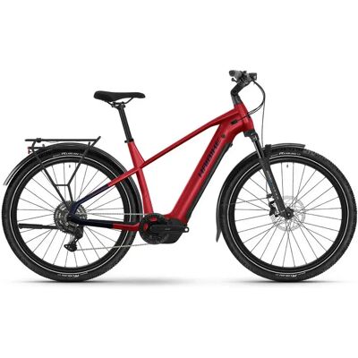 Haibike Bicicletta Elettrica Trekking 7 High Cues 2025 Red / Blue Haibike Bicicletta Elettrica Trekking 7 High Cues 2025 Red / Blue