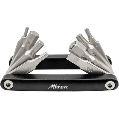 Mvtek Multitool 9 In 1 Black / Silver1 One Size Mvtek Multitool 9 In 1 Black / Silver1 One Size
