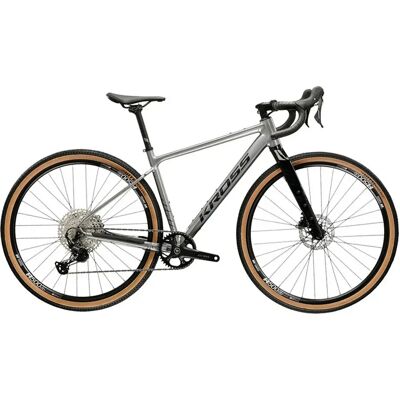 Kross Bicicletta Da Gravel Esker 5.0 700 Grx Rx822 2025 Grey / Graphite XS Kross Bicicletta Da Gravel Esker 5.0 700 Grx Rx822 2025 Grey / Graphite XS