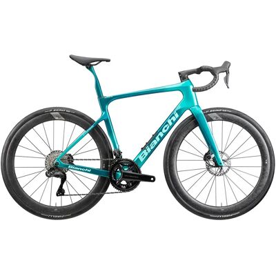 Bianchi Bicicletta Da Strada Infinito Pro Ultegra Di2 Powermeter 2027 Metallic Celeste / Dark Turquoise-CK16 Full Glossy Bianchi Bicicletta Da Strada Infinito Pro Ultegra Di2 Powermeter 2027 Metallic Celeste / Dark Turquoise-CK16 Full Glossy