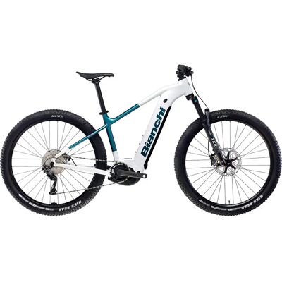 Bianchi Bicicletta Elettrica Da Mtb T-tronik X 9.2 29´´ Deore 10s Bosch Pl 2026 White / Iridescent Blue / Violet Full Glossy S Bianchi Bicicletta Elettrica Da Mtb T-tronik X 9.2 29´´ Deore 10s Bosch Pl 2026 White / Iridescent Blue / Violet Full Glossy S