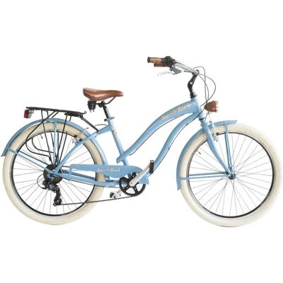 Via Veneto Bicicletta Sun On The Beach Lady 26´´ Shimano Tx30 Light Blue Via Veneto Bicicletta Sun On The Beach Lady 26´´ Shimano Tx30 Light Blue