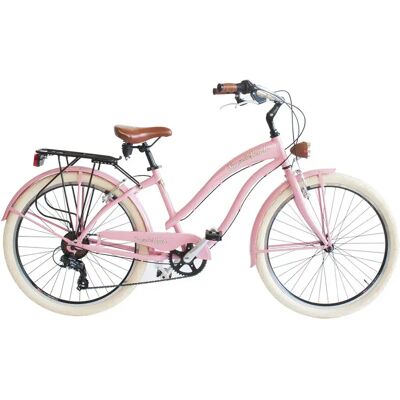 Via Veneto Bicicletta Sun On The Beach Lady 26´´ Shimano Tx30 Pink Lady Via Veneto Bicicletta Sun On The Beach Lady 26´´ Shimano Tx30 Pink Lady