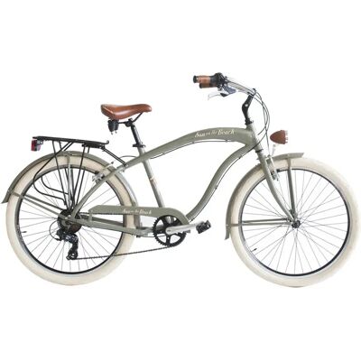 Via Veneto Bicicletta Sun On The Beach Man 26´´ Shimano Tx30 Green Matt Via Veneto Bicicletta Sun On The Beach Man 26´´ Shimano Tx30 Green Matt