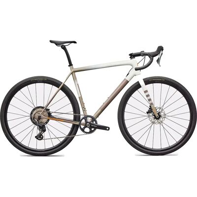 Specialized Bicicletta Da Gravel Crux Comp Grx Rx822 2026 Dune White / Sandstone Metallic / Desert Metallic / Orange Zest Specialized Bicicletta Da Gravel Crux Comp Grx Rx822 2026 Dune White / Sandstone Metallic / Desert Metallic / Orange Zest
