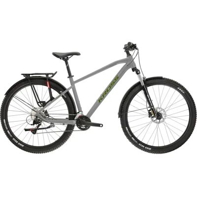 Kross Bicicletta Da Mtb Hexagon .0 Eq 27.5´´ Grey / Green Kross Bicicletta Da Mtb Hexagon .0 Eq 27.5´´ Grey / Green