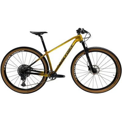 Wolfbike Bicicletta Da Mtb Saturnus 29´´ Gx Eagle Gold / Black Wolfbike Bicicletta Da Mtb Saturnus 29´´ Gx Eagle Gold / Black