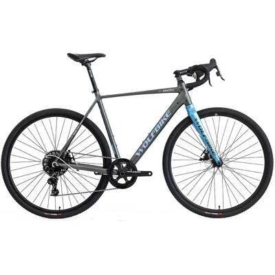Wolfbike Bicicletta Da Gravel Smasher Apex Grey / Turquoise Wolfbike Bicicletta Da Gravel Smasher Apex Grey / Turquoise