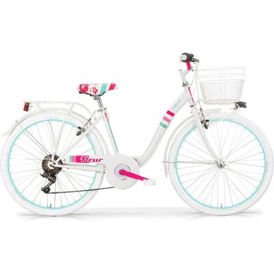 Mbm Bicicletta Fleur Steel 26´´ Ty21 2021 White Mbm Bicicletta Fleur Steel 26´´ Ty21 2021 White