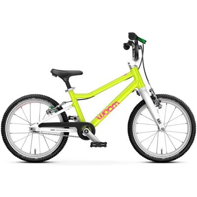 Woom Bicicletta Go 3 16´´ Neon Lime One Size Woom Bicicletta Go 3 16´´ Neon Lime One Size
