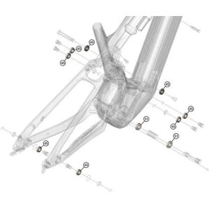 Haibike Kit Cuscinetti Sospensione Gen5 Cx Cf Khb00125 Steel Haibike Kit Cuscinetti Sospensione Gen5 Cx Cf Khb00125 Steel