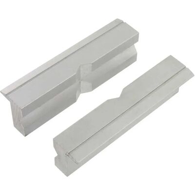 Var Kit Di Attrezzi Set Aluminium Jaws For Workshop Bench 100 Mm Grey Var Kit Di Attrezzi Set Aluminium Jaws For Workshop Bench 100 Mm Grey