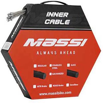 Massi Cavo Del Freno Mtb Stainless 50 Unità Grey Massi Cavo Del Freno Mtb Stainless 50 Unità Grey