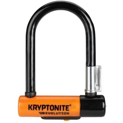 Kryptonite Lucchetto A U Evolution Mini 5 Black / Orange Kryptonite Lucchetto A U Evolution Mini 5 Black / Orange