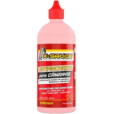 X-Sauce 500ml Liquido Antiforatura - Protezione Pneumatici X-Sauce 500ml Liquido Antiforatura - Protezione Pneumatici