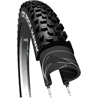 Cst Pneumatico Rigido Da Mtb Rock Hawk 29´´ X 2.25 Black Cst Pneumatico Rigido Da Mtb Rock Hawk 29´´ X 2.25 Black