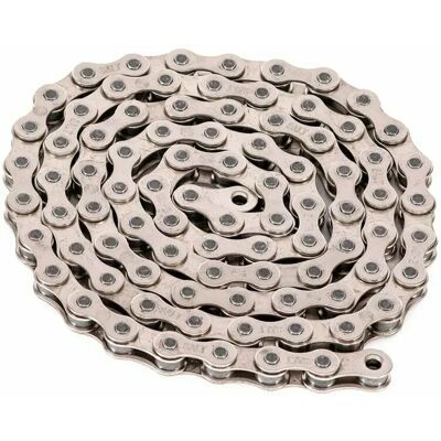 Catena BMX Salt Z1 Pesante in Acciaio Cromato - Resistente ed Elegante Catena BMX Salt Z1 Pesante in Acciaio Cromato - Resistente ed Elegante