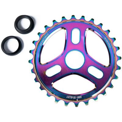 Corona Saltbmx 28T in Lega CNC - Design a Tre Razze Corona Saltbmx 28T in Lega CNC - Design a Tre Razze