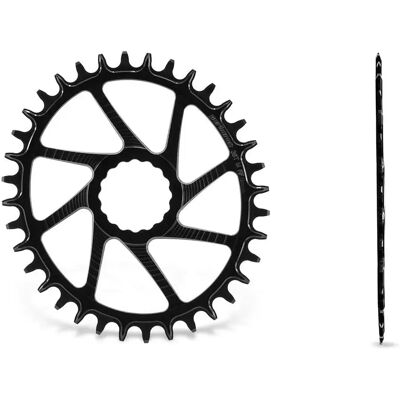 Garbaruk Corona Ovale Race Face Cinch Boost Black Garbaruk Corona Ovale Race Face Cinch Boost Black