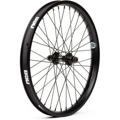 Ruota BSD Swerve X Aero Pro LHD - Anteriore, Nera, Raggi 190mm Ruota BSD Swerve X Aero Pro LHD - Anteriore, Nera, Raggi 190mm