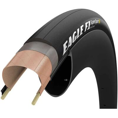 Goodyear Pneumatico Da Strada Eagle F1 Supersport R Tubeless 700 X 28 Black / Tanwall Goodyear Pneumatico Da Strada Eagle F1 Supersport R Tubeless 700 X 28 Black / Tanwall
