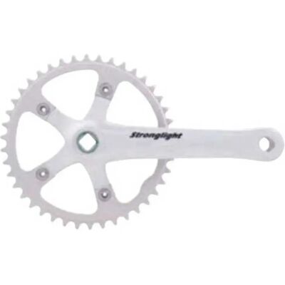 Guarnitura Impact Silver Stronglight - Pedivella - 42T Guarnitura Impact Silver Stronglight - Pedivella - 42T
