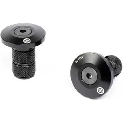 Caps di estremità manubrio Saltbmx - 6061-T6 Nero - Leggeri e Resistenti Caps di estremità manubrio Saltbmx - 6061-T6 Nero - Leggeri e Resistenti