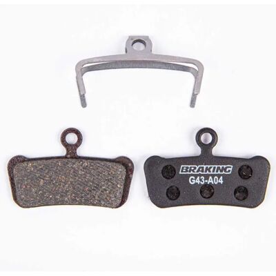 Braking Pastiglie Freno A Disco Organiche Avid X.0 Trail/sram Guide Black Braking Pastiglie Freno A Disco Organiche Avid X.0 Trail/sram Guide Black