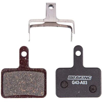 Braking Pastiglie Freno A Disco Organiche F.i.r.s.t./incas 2.0/shimano Deore 20 Paia Black Braking Pastiglie Freno A Disco Organiche F.i.r.s.t./incas 2.0/shimano Deore 20 Paia Black