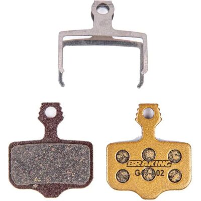 Braking Pastiglie Dei Freni A Disco In Carbonio Metallico Incas/avid Elixir/sram Level T-tl Gold Braking Pastiglie Dei Freni A Disco In Carbonio Metallico Incas/avid Elixir/sram Level T-tl Gold