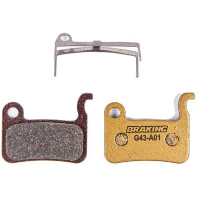 Braking Pastiglie Dei Freni A Disco In Carbonio Metallico Shimano Xtr Gold Braking Pastiglie Dei Freni A Disco In Carbonio Metallico Shimano Xtr Gold