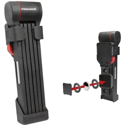 Trelock Lucchetto Pieghevole Fs80 X-press Air Tag Black Trelock Lucchetto Pieghevole Fs80 X-press Air Tag Black
