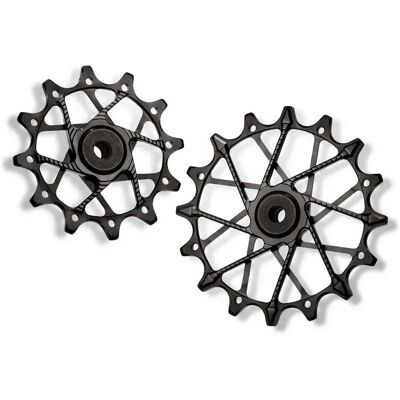 Garbaruk Set Di Pulegge Per Bicicletta Shimano 12s Black Garbaruk Set Di Pulegge Per Bicicletta Shimano 12s Black