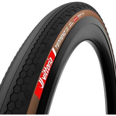 Vittoria Pneumatico Da Gravel Terreno T10 Hardpack Endurance G2.0 Tubeless 700c X 5 Brown / Black Vittoria Pneumatico Da Gravel Terreno T10 Hardpack Endurance G2.0 Tubeless 700c X 5 Brown / Black